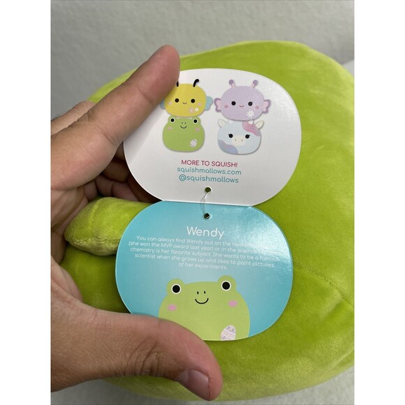 Squishmallow Wendy The Frog 11” Stackable Holiday Gift Spring Easter 2022 RARE - Picture 12 of 12